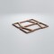 Ekena Millwork Extra Small Greeley Decorative Fretwork Wood Wall Panels, Hickory, 7 3/8"W x 7 3/8"H x 3/8"T WALW08X08X0375GLYHI - alternate 5